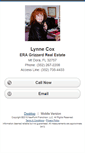 Mobile Screenshot of lynncox.homesandland.com