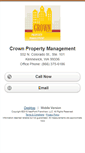 Mobile Screenshot of crownpropertymanagement.homesandland.com