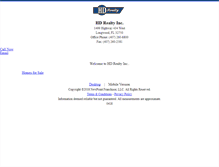 Tablet Screenshot of oneirhdrealty.homesandland.com