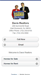 Mobile Screenshot of davisrealtors.homesandland.com