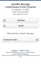 Mobile Screenshot of jennifersauvage.homesandland.com
