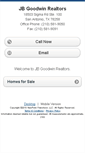 Mobile Screenshot of jbgoodwinrealtors.homesandland.com
