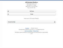Tablet Screenshot of jbgoodwinrealtors.homesandland.com