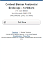 Mobile Screenshot of cbrbnorthboro.homesandland.com