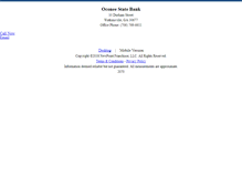 Tablet Screenshot of oconeestatebank.homesandland.com
