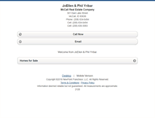 Tablet Screenshot of joellenyribar.homesandland.com