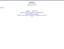 Tablet Screenshot of mitzibass.homesandland.com