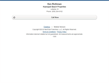 Tablet Screenshot of kenrothman.homesandland.com