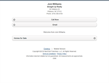 Tablet Screenshot of joniwilliams.homesandland.com