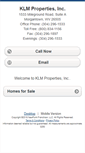 Mobile Screenshot of klmproperties.homesandland.com