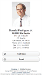 Mobile Screenshot of donfedrigon.homesandland.com