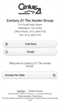 Mobile Screenshot of century21thehuntergroup.homesandland.com