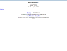 Tablet Screenshot of metrohomesllc.homesandland.com