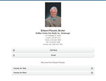Tablet Screenshot of edwardplaczek.homesandland.com