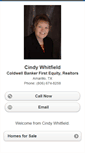 Mobile Screenshot of cindywhitfield.homesandland.com