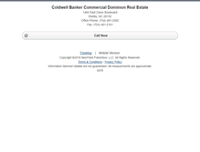 Tablet Screenshot of dominionrealestate.homesandland.com