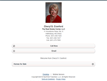 Tablet Screenshot of cherylcranford.homesandland.com