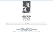 Tablet Screenshot of kimackerman.homesandland.com