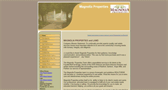 Desktop Screenshot of magnoliapropertiesandland.homesandland.com