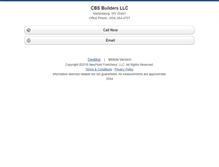 Tablet Screenshot of cbsbuilders.homesandland.com