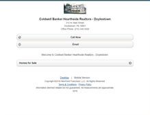 Tablet Screenshot of cbhdoylestown.homesandland.com