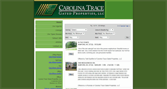 Desktop Screenshot of carolinatrace.homesandland.com