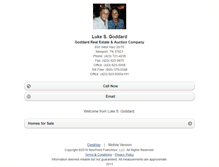 Tablet Screenshot of lukegoddard.homesandland.com
