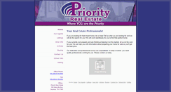 Desktop Screenshot of priorityrealestate.homesandland.com