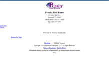 Tablet Screenshot of priorityrealestate.homesandland.com