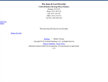 Tablet Screenshot of patjanz.homesandland.com