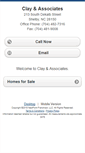 Mobile Screenshot of clayassociates.homesandland.com
