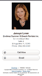 Mobile Screenshot of janayelowe.homesandland.com