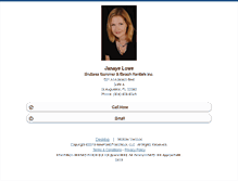 Tablet Screenshot of janayelowe.homesandland.com