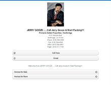 Tablet Screenshot of jerrygooze.homesandland.com