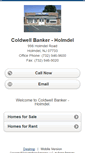 Mobile Screenshot of coldwellbankerholmdel.homesandland.com