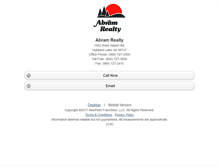 Tablet Screenshot of abramrealty.homesandland.com
