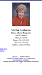 Mobile Screenshot of marthahenderson.homesandland.com