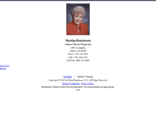 Tablet Screenshot of marthahenderson.homesandland.com