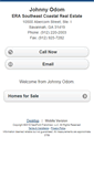 Mobile Screenshot of johnnyodom.homesandland.com