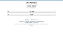 Tablet Screenshot of jerrywilliamson.homesandland.com
