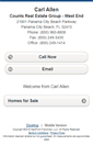Mobile Screenshot of carlallen.homesandland.com
