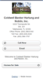 Mobile Screenshot of coldwellbankerhartungnoblin.homesandland.com
