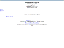 Tablet Screenshot of mountainhomeproperties.homesandland.com