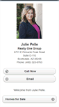Mobile Screenshot of juliepelle.homesandland.com
