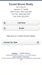 Mobile Screenshot of crystalshores.homesandland.com