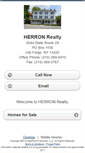 Mobile Screenshot of herronrealty.homesandland.com