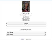 Tablet Screenshot of cherilvenditti.homesandland.com