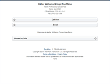 Tablet Screenshot of kwgroupone.homesandland.com