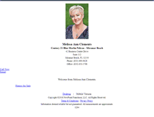 Tablet Screenshot of melissaannclements.homesandland.com