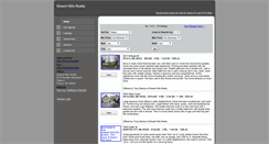 Desktop Screenshot of deserthillsrealty.homesandland.com